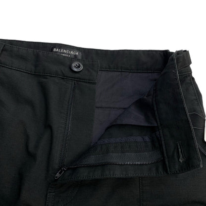 BALENCIAGA | バレンシアガ Flared Cargo Pants パンツ ブラック【瀬戸大橋店】