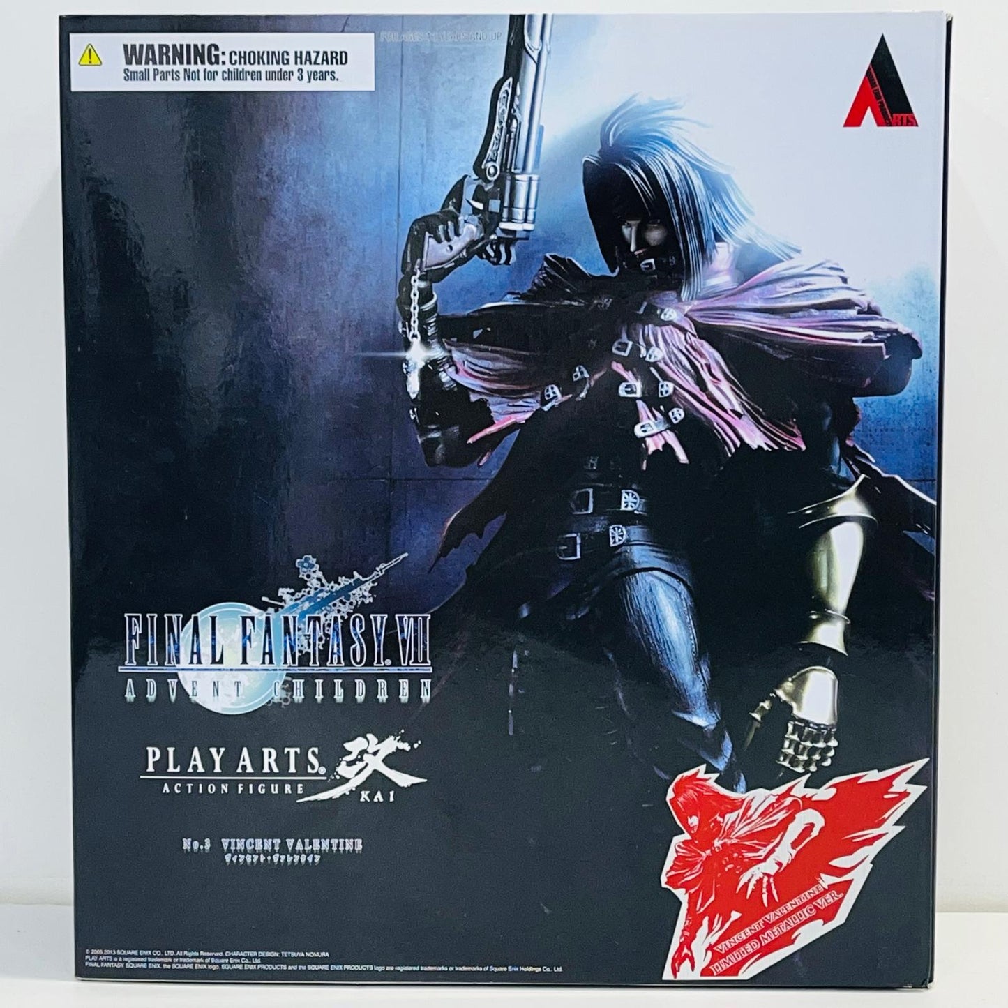 フィギュア PLAYARTS改ヴィンセント・ヴァレンタインLIMITEDMETALLICVER.「ファイナルファンタジーVIIアドベントチルドレン」 ヴィンセント・ヴァレンタイン PLAY ARTS改【フィギュア】【加古川物流】