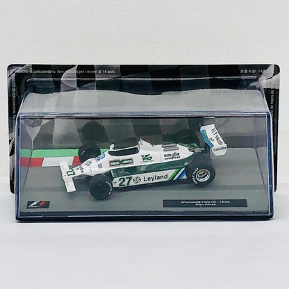 おもちゃ・玩具 [単品] 1/43 ウィリアムズ FW07B 1980(ホワイト×グリーン) 「F1マシンコレクション全国版 34」 同梱品 ウィリアムズ FW07B 1980 1/43スケール 34【加古川物流】