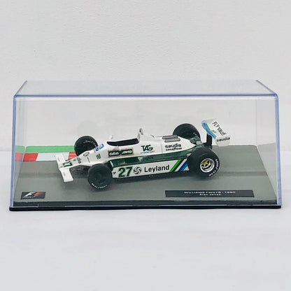 おもちゃ・玩具 [単品] 1/43 ウィリアムズ FW07B 1980(ホワイト×グリーン) 「F1マシンコレクション全国版 34」 同梱品 ウィリアムズ FW07B 1980 1/43スケール 34【加古川物流】