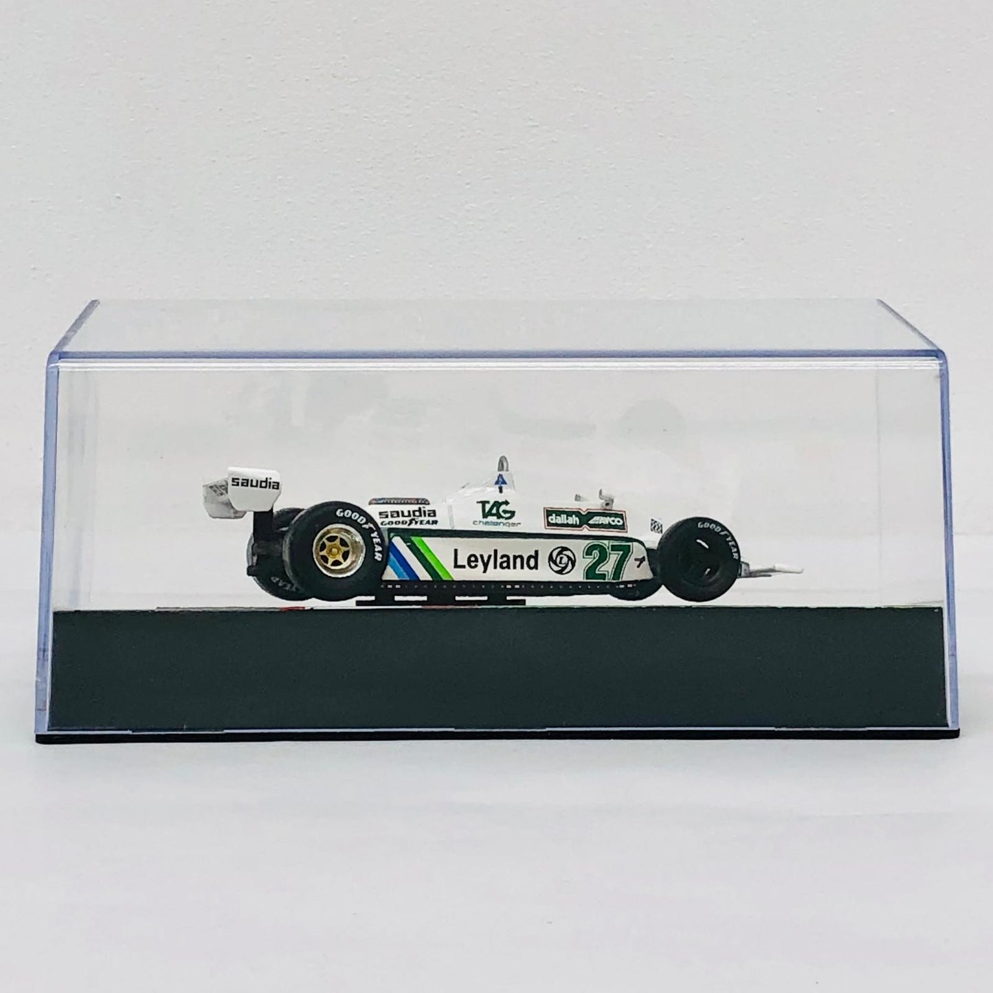 おもちゃ・玩具 [単品] 1/43 ウィリアムズ FW07B 1980(ホワイト×グリーン) 「F1マシンコレクション全国版 34」 同梱品 ウィリアムズ FW07B 1980 1/43スケール 34【加古川物流】