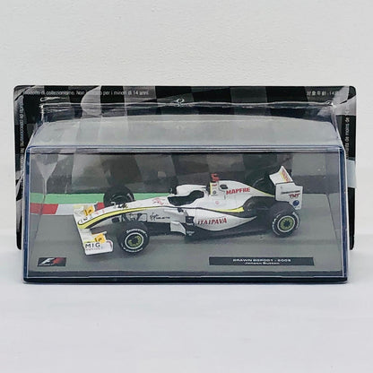 おもちゃ・玩具 [単品] 1/43 ブラウン BGP001 2009 ITAIVPAVA(ホワイト×イエロー) 「F1マシンコレクション全国版」 第23号同梱品 ブラウン BGP001 2009 ITAIVPAVA 1/43スケール 23【加古川物流】