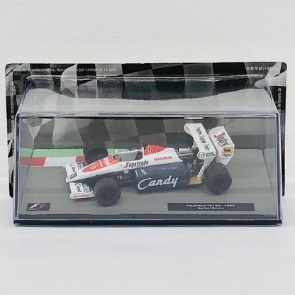 おもちゃ・玩具 [単品] 1/43 TOLEMAN TG184 Segafredo #19(ホワイト×ブルー×レッド) 「F1マシンコレクション全国版 第11号」 同梱品 TOLEMAN TG184 Segafredo #19 1/43スケール 11【加古川物流】