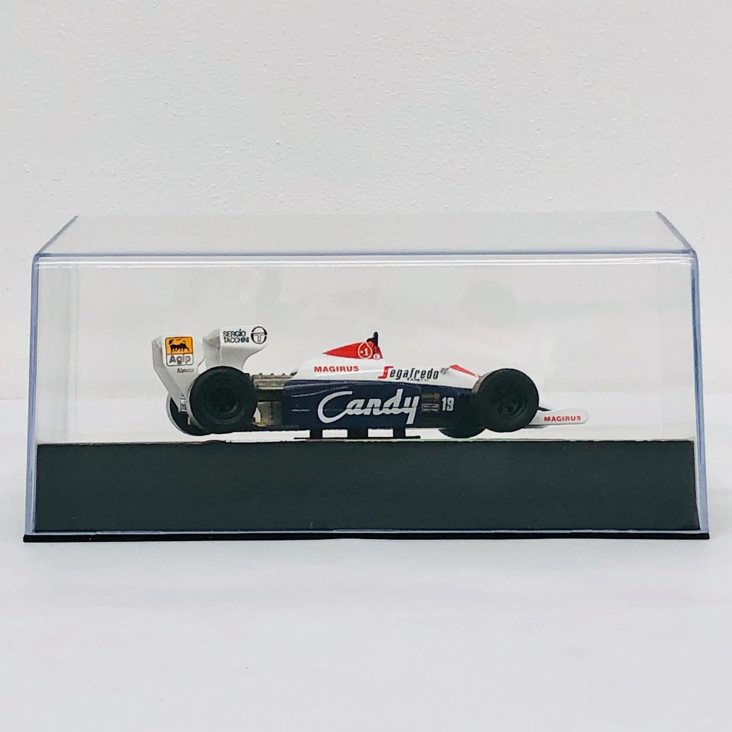おもちゃ・玩具 [単品] 1/43 TOLEMAN TG184 Segafredo #19(ホワイト×ブルー×レッド) 「F1マシンコレクション全国版 第11号」 同梱品 TOLEMAN TG184 Segafredo #19 1/43スケール 11【加古川物流】