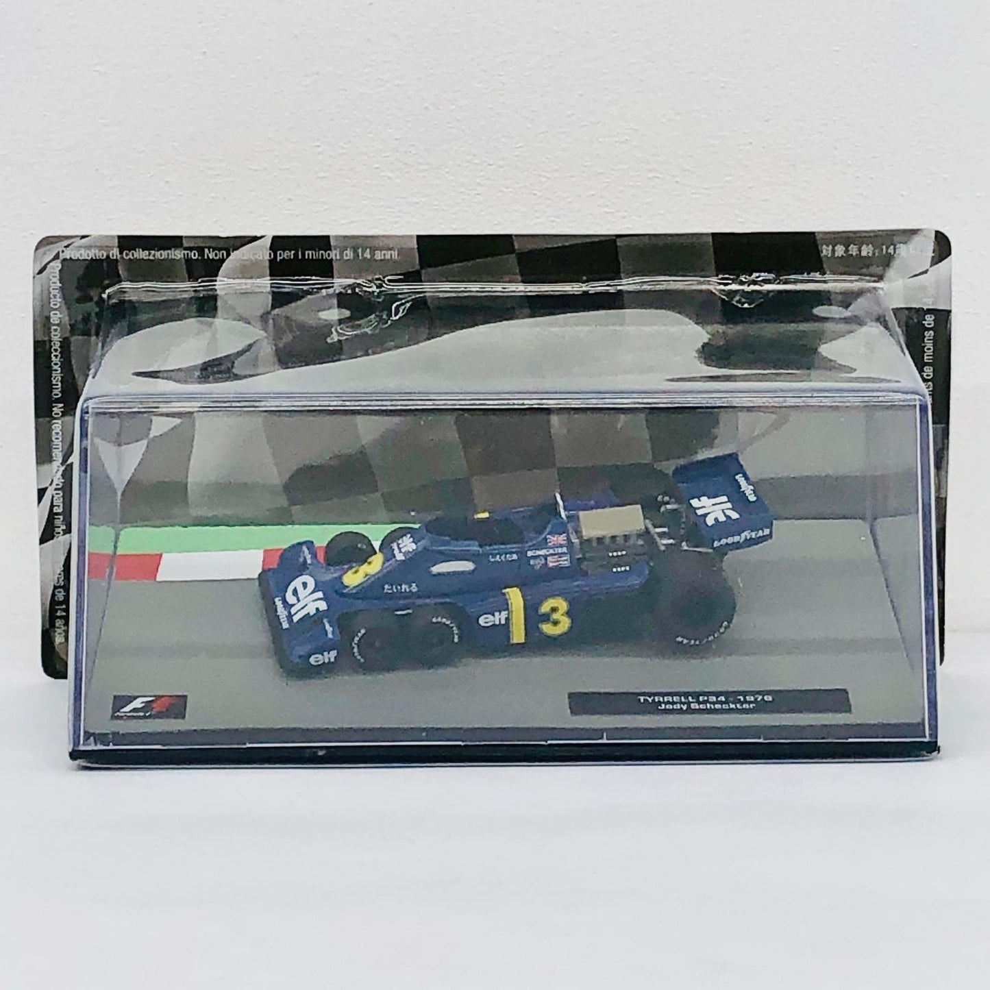 おもちゃ・玩具 [単品] 1/43 Tyrrell P34 6 Wheeler 1976 elf #3(ブルー) 「F1マシンコレクション全国版 第10号」 同梱品 Tyrrell P34 6 Wheeler 1976 #3 1/43スケール 10【加古川物流】