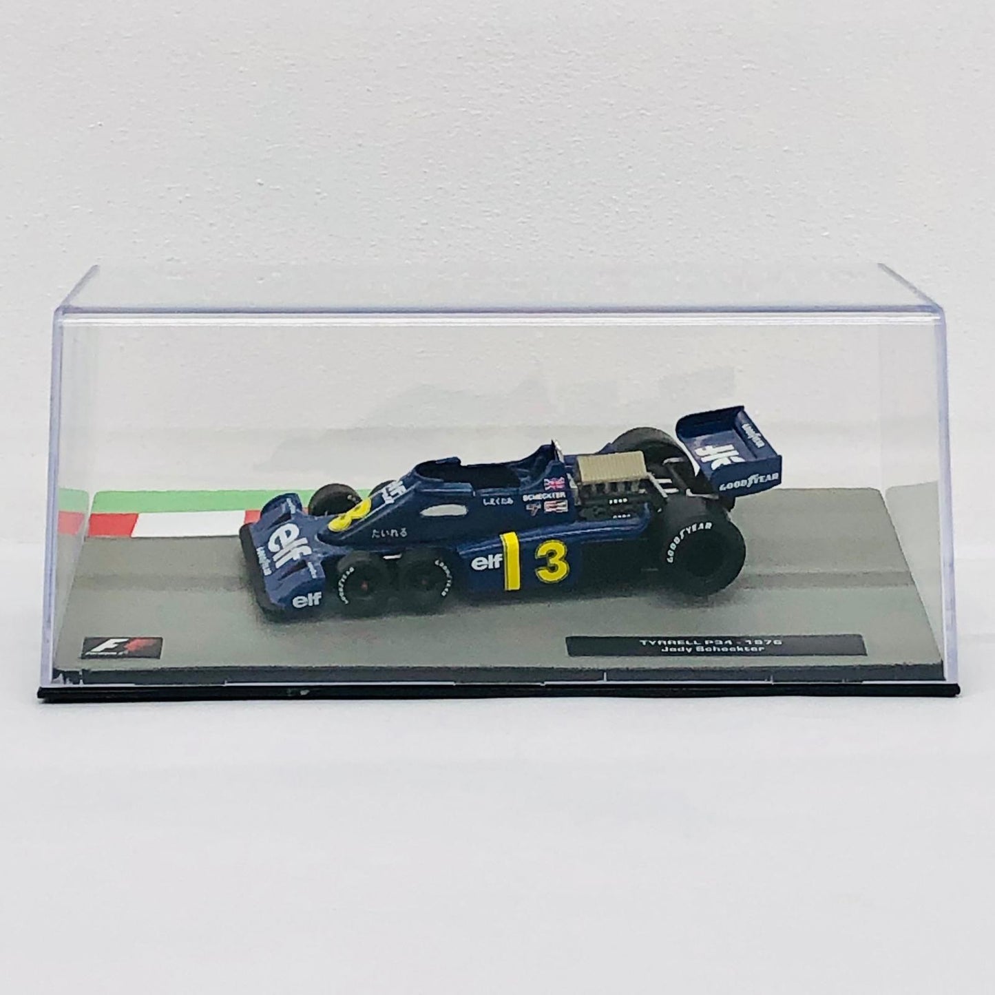 おもちゃ・玩具 [単品] 1/43 Tyrrell P34 6 Wheeler 1976 elf #3(ブルー) 「F1マシンコレクション全国版 第10号」 同梱品 Tyrrell P34 6 Wheeler 1976 #3 1/43スケール 10【加古川物流】