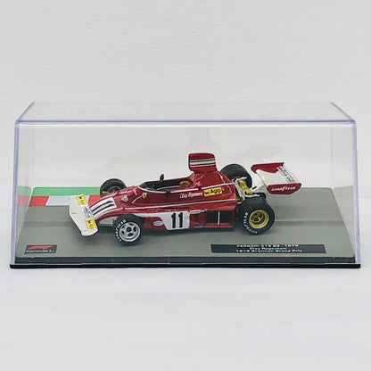 おもちゃ・玩具 [単品] 1/43 FERRARI 312 B3 1975 Brazilian Grand Prix Agip #11(レッド×シルバー×ホワイト) 「F1マシンコレクション全国版」 第53号同梱品 FERRARI 312 B3 1975 Brazilian Grand Prix Agip #11 1/43スケール 53【加古川物流】