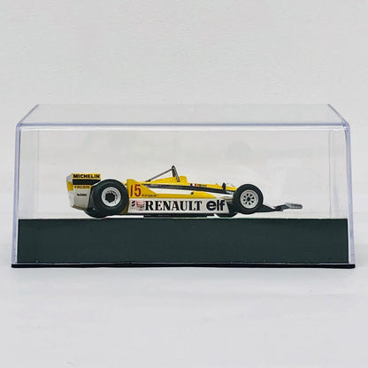 おもちゃ・玩具 [単品] 1/43 RENAULT RE30 1981 elf #15(イエロー×ホワイト) 「F1マシンコレクション全国版」 第131号同梱品 RENAULT RE30 1981 elf #15 1/43スケール 131【加古川物流】