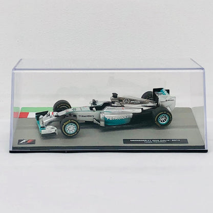 おもちゃ・玩具 [単品] 1/43 メルセデス F1 W05 Hybrid 2014 #14 PETRONAS(シルバー×グリーン) 「F1マシンコレクション全国版」 第18号同梱品 メルセデス F1 W05 Hybrid 2014 #14 1/43スケール 18【加古川物流】