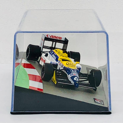 おもちゃ・玩具 [単品] 1/43 WILLIAMS FW11B 1987 Nelson Piquet Canon #6(イエロー×ホワイト×ブルー) 「F1マシンコレクション全国版」 第17号同梱品 WILLIAMS FW11B 1987 #6 1/43スケール 17【加古川物流】
