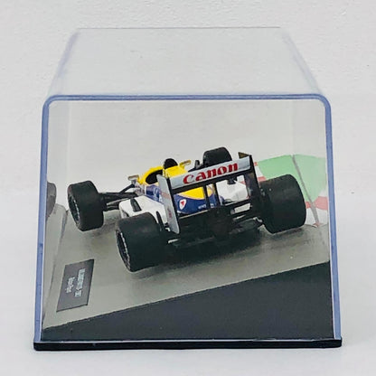 おもちゃ・玩具 [単品] 1/43 WILLIAMS FW11B 1987 Nelson Piquet Canon #6(イエロー×ホワイト×ブルー) 「F1マシンコレクション全国版」 第17号同梱品 WILLIAMS FW11B 1987 #6 1/43スケール 17【加古川物流】