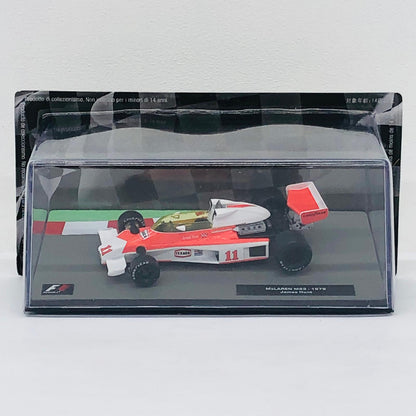 おもちゃ・玩具 [単品] 1/43 マクラーレン M23 1976 TEXACO #11(ホワイト×レッド) 「F1マシンコレクション全国版」 第16号同梱品 マクラーレン M23 1976 #1 1/43スケール 16【加古川物流】