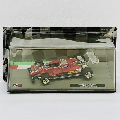 おもちゃ・玩具 [単品] 1/43 フェラーリ 126 C2 1982 Agip #28(レッド) 「F1マシンコレクション全国版」 第15号同梱品 フェラーリ 126 C2 1982 Agip #28 1/43スケール 15【加古川物流】