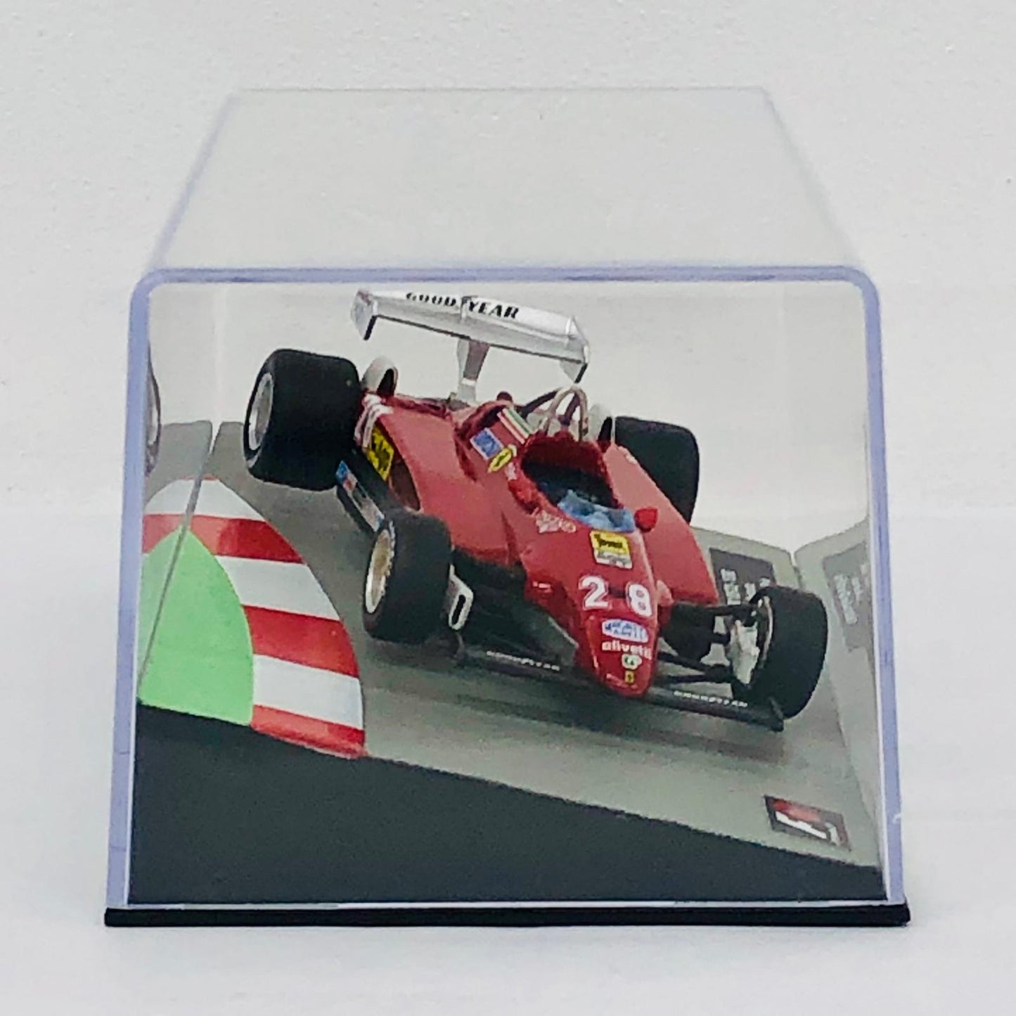 おもちゃ・玩具 [単品] 1/43 フェラーリ 126 C2 1982 Agip #28(レッド) 「F1マシンコレクション全国版」 第15号同梱品 フェラーリ 126 C2 1982 Agip #28 1/43スケール 15【加古川物流】