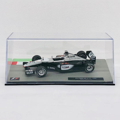 おもちゃ・玩具 [単品] 1/43 マクラーレン MP4-14 1999 BOSS #1(ブラック×シルバー×ホワイト) 「F1マシンコレクション全国版 14」 同梱品 マクラーレン MP4-14 1999 #1 1/43スケール 14【加古川物流】