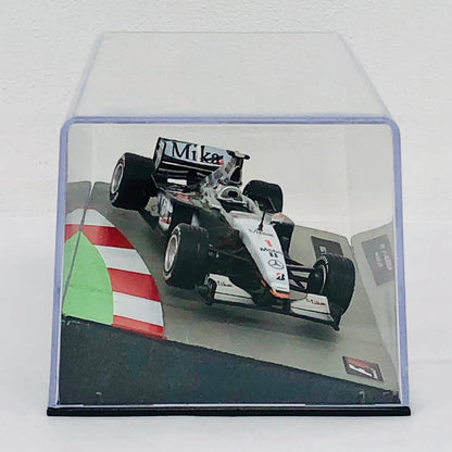 おもちゃ・玩具 [単品] 1/43 マクラーレン MP4-14 1999 BOSS #1(ブラック×シルバー×ホワイト) 「F1マシンコレクション全国版 14」 同梱品 マクラーレン MP4-14 1999 #1 1/43スケール 14【加古川物流】