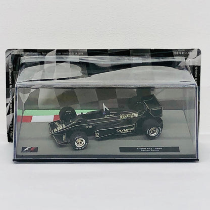 おもちゃ・玩具 [単品] 1/43 ロータス 97T 1985 OLYMPUS CAMERAS #12(ブラック) 「F1マシンコレクション全国版」 第13号同梱品 ロータス 97T 1985 OLYMPUS CAMERAS #12 1/43スケール 13【加古川物流】