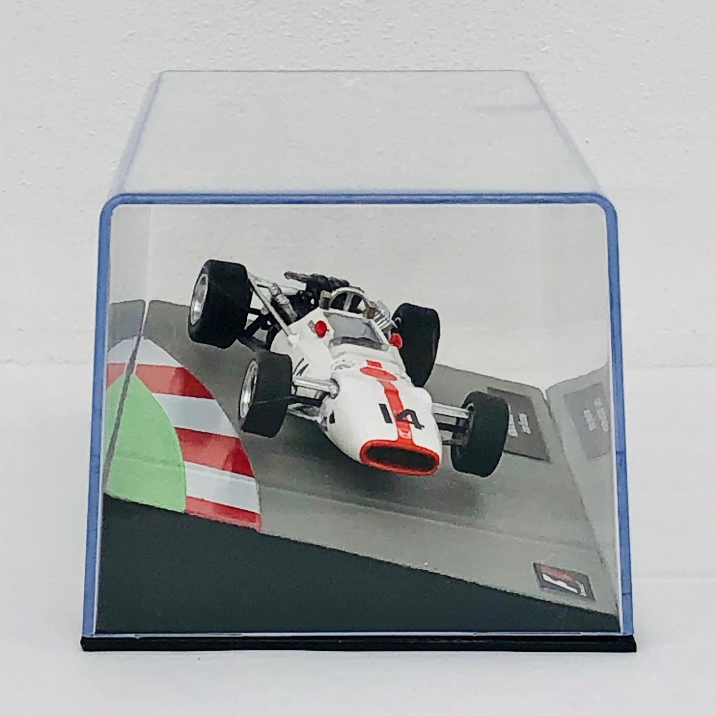 おもちゃ・玩具 [単品] 1/43 ホンダ RA300 1967 #14(ホワイト×レッド) 「F1マシンコレクション全国版」 第12号同梱品 ホンダ RA300 1967 #14 1/43スケール 12【加古川物流】