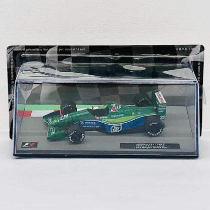 おもちゃ・玩具 [単品] 1/43 ジョーダン 191 1991 7up #32(グリーン×ブルー) 「F1マシンコレクション全国版」 第22号同梱品 ジョーダン 191 1991 7up #32 1/43スケール 22【加古川物流】