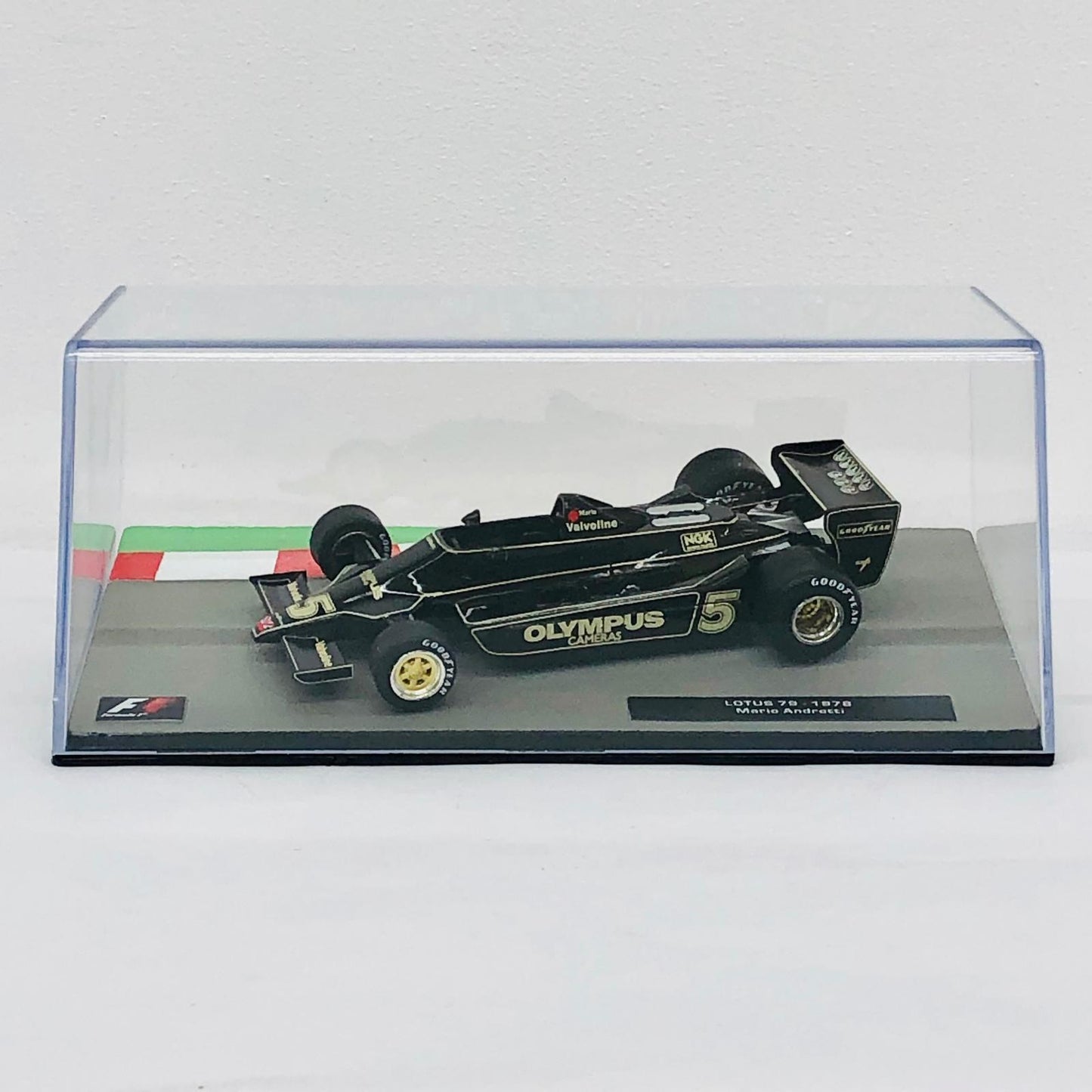 おもちゃ・玩具 [単品] 1/43 LOTUS79-1978 Mario AnDretti OLYMPUS #5(ブラック×ゴールド) 「F1マシンコレクション全国版」 第21号同梱品 LOTUS79-1978 OLYMPUS #5 1/43スケール 21【加古川物流】