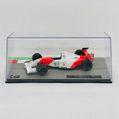 おもちゃ・玩具 [単品] 1/43 McLAREN MP 4/8-1993 Ayrtin Senna Shell #8(ホワイト×レッド) 「F1マシンコレクション全国版」 第19号同梱品 McLAREN MP 4/8-1993 Ayrtin Senna Shell #8 1/43スケール 19【加古川物流】