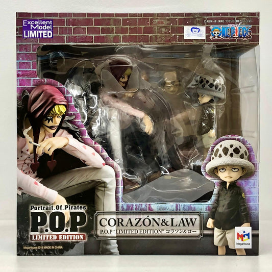 フィギュア コラソン＆トラファルガー・ロー「ワンピース」エクセレントモデルLIMITEDP.O.P麦わらストア＆オンラインショップ限定 コラソン&トラファルガー・ロー エクセレントモデルLIMITED P.O.P 麦わらストア＆オンラインショップ限定【フィギュア】【加古川物流】
