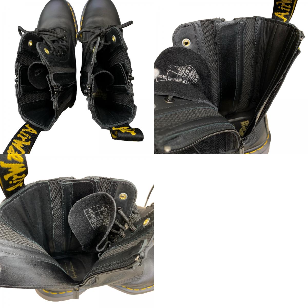 Dr.Martens | ドクターマーチン Yohji Yamamoto ブーツ 1490 DOUBLE ZIP ブラック 27cm サイズ：27【瀬戸大橋店】