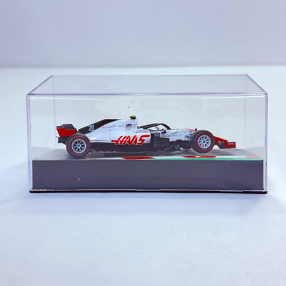 おもちゃ・玩具 [単品] 1/43 HAAS VF-18 #20 2018 ケビン・マグヌッセン(ホワイト×ブラック×レッド) 「F1マシンコレクション全国版 126」 同梱品 HAAS VF-18 #20 2018 第126号同梱品【加古川物流】
