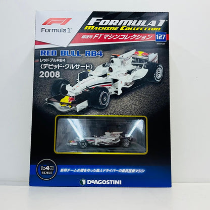 おもちゃ・玩具 [単品] 1/43 RED BULL RB4 デビッド・クルサード 2008 レッドブル「F1マシンコレクション全国版 127」 同梱品 RED BULL RB4 第127号同梱品【加古川物流】