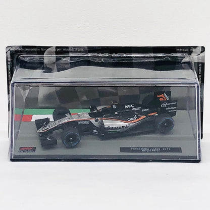 おもちゃ・玩具 [単品] 1/43 FORCE INDIA VJM09 2016 #11 セルジオ・ペレス(ブラック×シルバー×オレンジ) 「F1マシンコレクション全国版 140」 同梱品 FORCE INDIA VJM09 2016 #11 第140号同梱品【加古川物流】