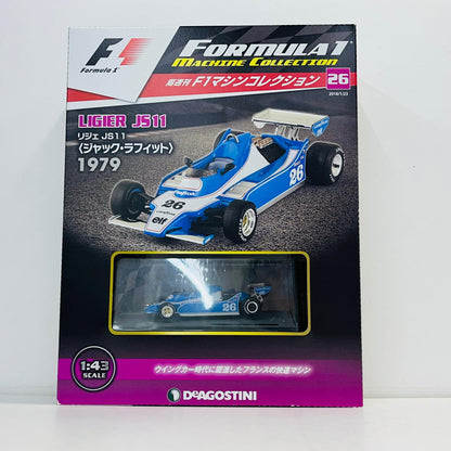 おもちゃ・玩具 [単品] 1/43 LIGIER JS11 1979 Jacques Laffite elf #26(ブルー×ホワイト) 「F1マシンコレクション全国版 26」 同梱品 LIGIER JS11 1979 Jacques Laffite elf #26(ブルー×ホワイト) 1/43スケール 第26号同梱品【加古川物流】
