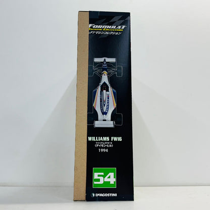 おもちゃ・玩具 [単品] 1/43 WILLIAMS FW16 1994 elf(ブルー×ホワイト) 「F1マシンコレクション全国版」 第54号同梱品 WILLIAMS FW16 1994 elf(ブルー×ホワイト) 1/43スケール 第54号同梱品【加古川物流】
