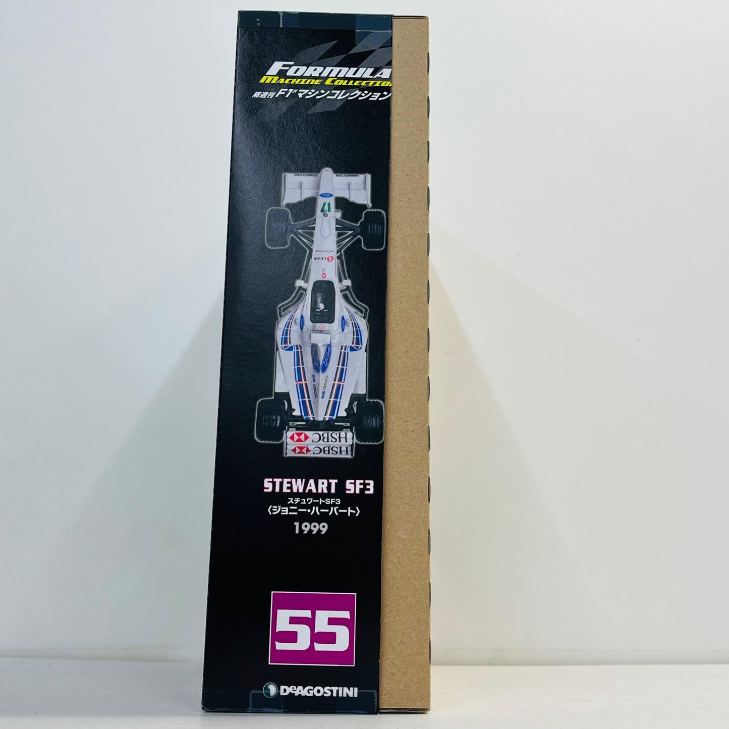 おもちゃ・玩具 [単品] 1/43 STEWART SF3 1999(ホワイト×ブルー) 「F1マシンコレクション全国版 第55号」 同梱品 STEWART SF3 1999(ホワイト×ブルー) 1/43スケール 第55号同梱品【加古川物流】