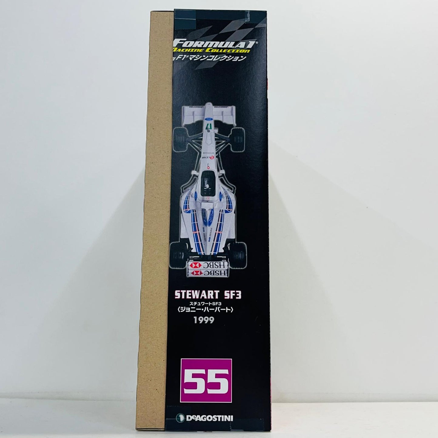 おもちゃ・玩具 [単品] 1/43 STEWART SF3 1999(ホワイト×ブルー) 「F1マシンコレクション全国版 第55号」 同梱品 STEWART SF3 1999(ホワイト×ブルー) 1/43スケール 第55号同梱品【加古川物流】