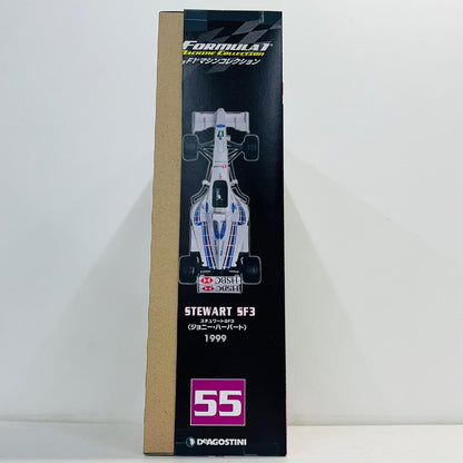 おもちゃ・玩具 [単品] 1/43 STEWART SF3 1999(ホワイト×ブルー) 「F1マシンコレクション全国版 第55号」 同梱品 STEWART SF3 1999(ホワイト×ブルー) 1/43スケール 第55号同梱品【加古川物流】