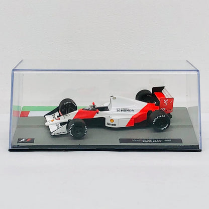 おもちゃ・玩具 [単品] 1/43 マクラーレン MP4/5B 1990 Shell #27(ホワイト×レッド) 「F1マシンコレクション全国版」 第25号同梱品 マクラーレン MP4/5B 1990 Shell #27(ホワイト×レッド) 1/43スケール 第25号同梱品【加古川物流】