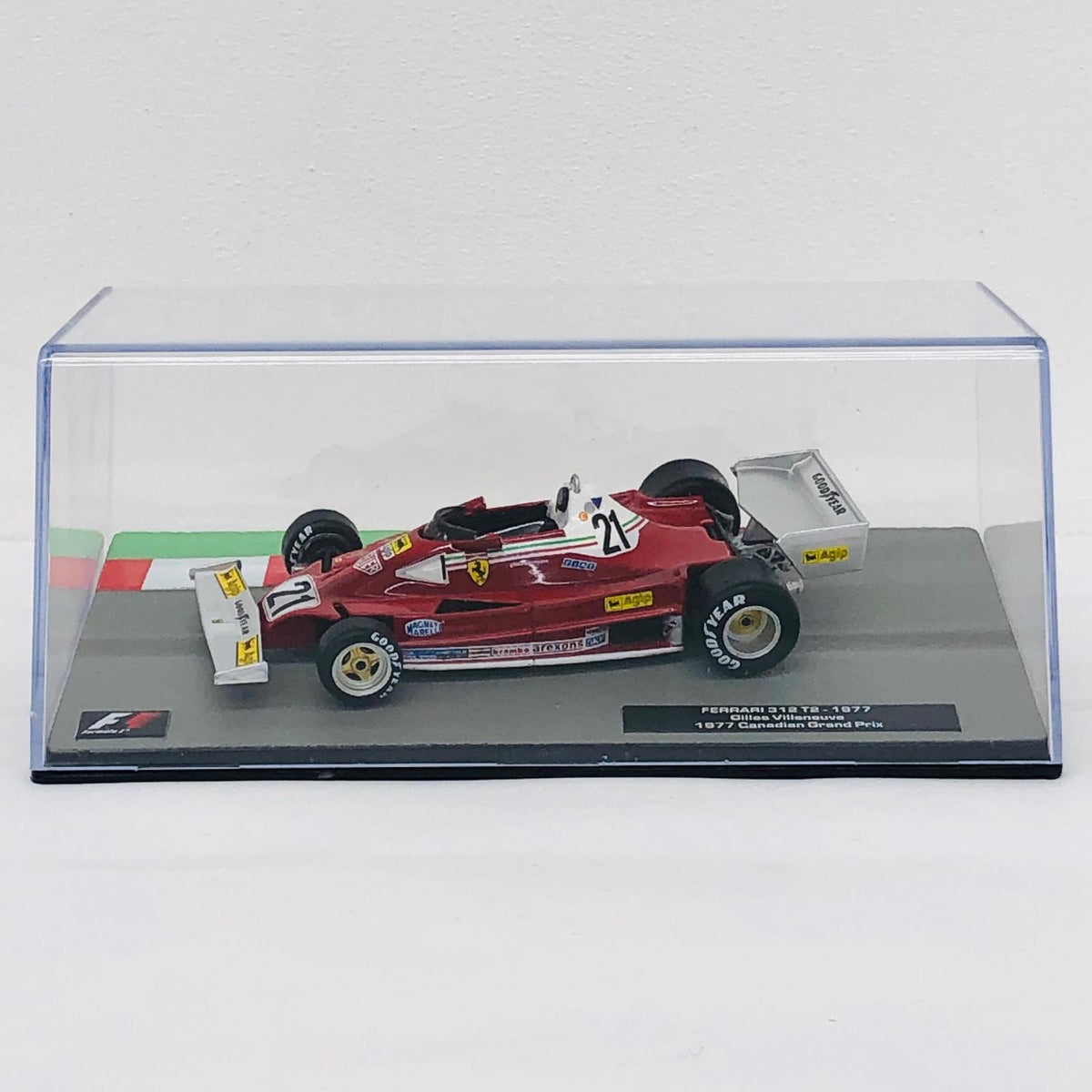 おもちゃ・玩具 [単品] 1/43 フェラーリ 312 T2 1977 Agip #21(レッド×ホワイト) 「F1マシンコレクション全国版」 第24号同梱品 フェラーリ 312 T2 1977 Agip #21(レッド×ホワイト) 1/43スケール 第24号同梱品【加古川物流】
