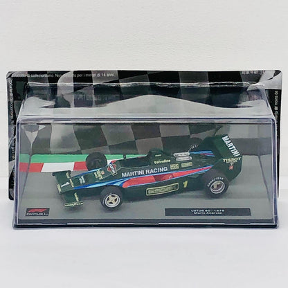 おもちゃ・玩具 [単品] 1/43 LOTUS 80 1979 Mario Andretti MARTINI RACING #1(グリーン×レッド×ブルー) 「F1マシンコレクション全国版」 第106号同梱品 LOTUS 80 1979 MARTINI RACING #1(グリーン×レッド×ブルー) 1/43スケール 第106号同梱品【加古川物流】