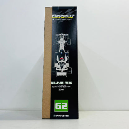 おもちゃ・玩具 [単品] 1/43 WILLIAMS FW26 2004 hp #3(ホワイト×ネイビー) 「F1マシンコレクション全国版 第62号」 同梱品 WILLIAMS FW26 2004 hp #3(ホワイト×ネイビー) 1/43スケール 第62号同梱品【加古川物流】