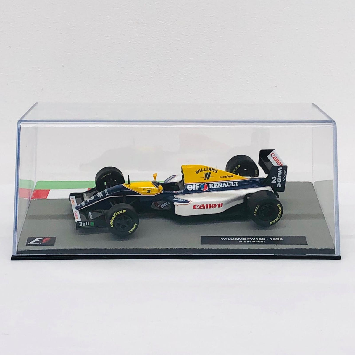 おもちゃ・玩具 [単品] 1/43 WILLIAMS FW15C-1993 Alain Prost elf #2(ネイビー×ホワイト×イエロー) 「F1マシンコレクション全国版」 第3号同梱品 WILLIAMS FW15C-1993 Alain Prost elf #2 1/43スケール 第3号同梱品【加古川物流】