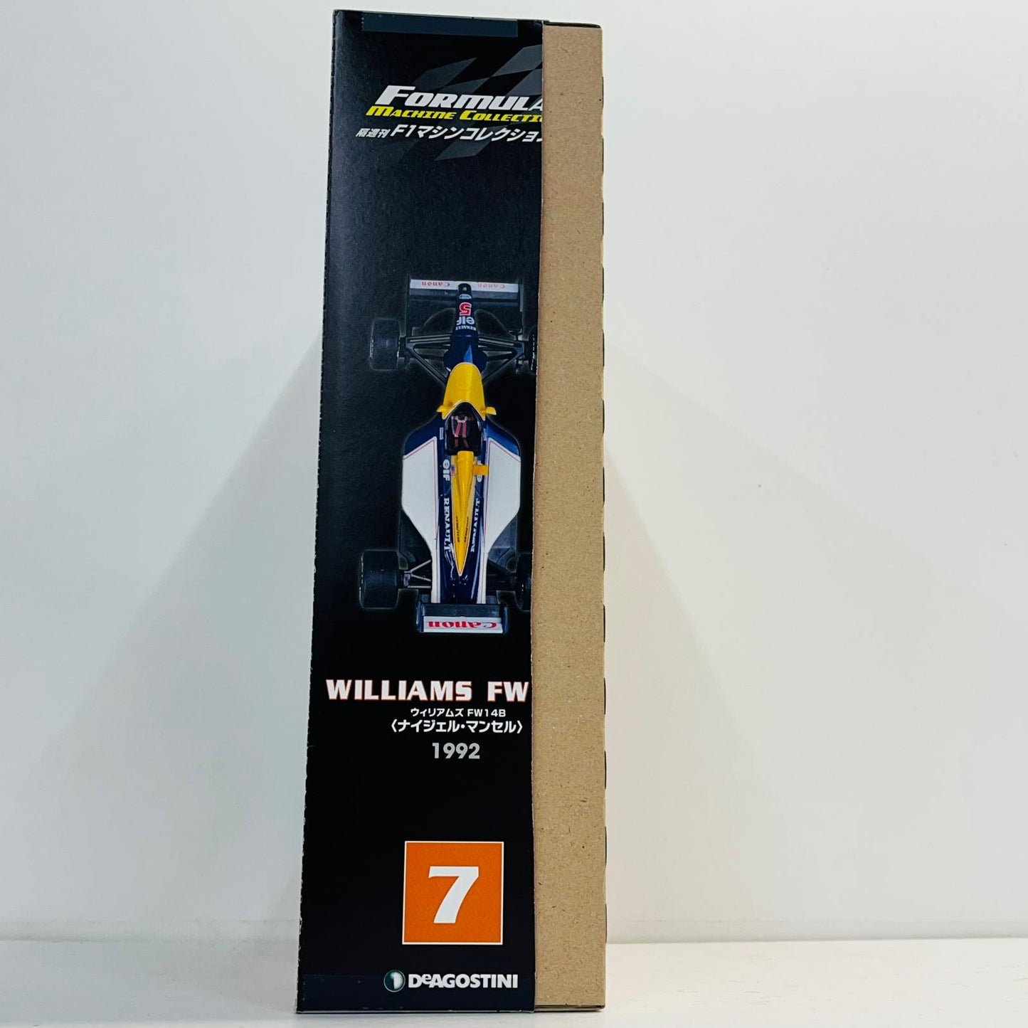 おもちゃ・玩具 [単品] 1/43 WILLIAMS FW14B 1992 Nigel Mansell Canon #5(ブルー×ホワイト×オレンジ) 「F1マシンコレクション全国版」 第7号同梱品 WILLIAMS FW14B 1992 Nigel Mansell Canon #5 1/43スケール 第7号同梱品【加古川物流】