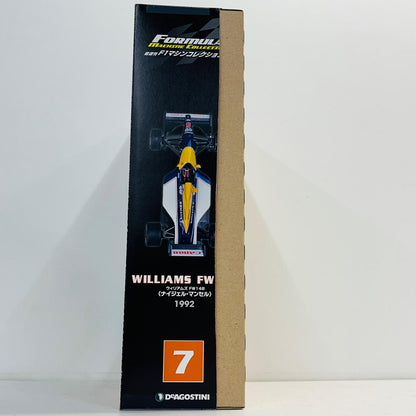 おもちゃ・玩具 [単品] 1/43 WILLIAMS FW14B 1992 Nigel Mansell Canon #5(ブルー×ホワイト×オレンジ) 「F1マシンコレクション全国版」 第7号同梱品 WILLIAMS FW14B 1992 Nigel Mansell Canon #5 1/43スケール 第7号同梱品【加古川物流】