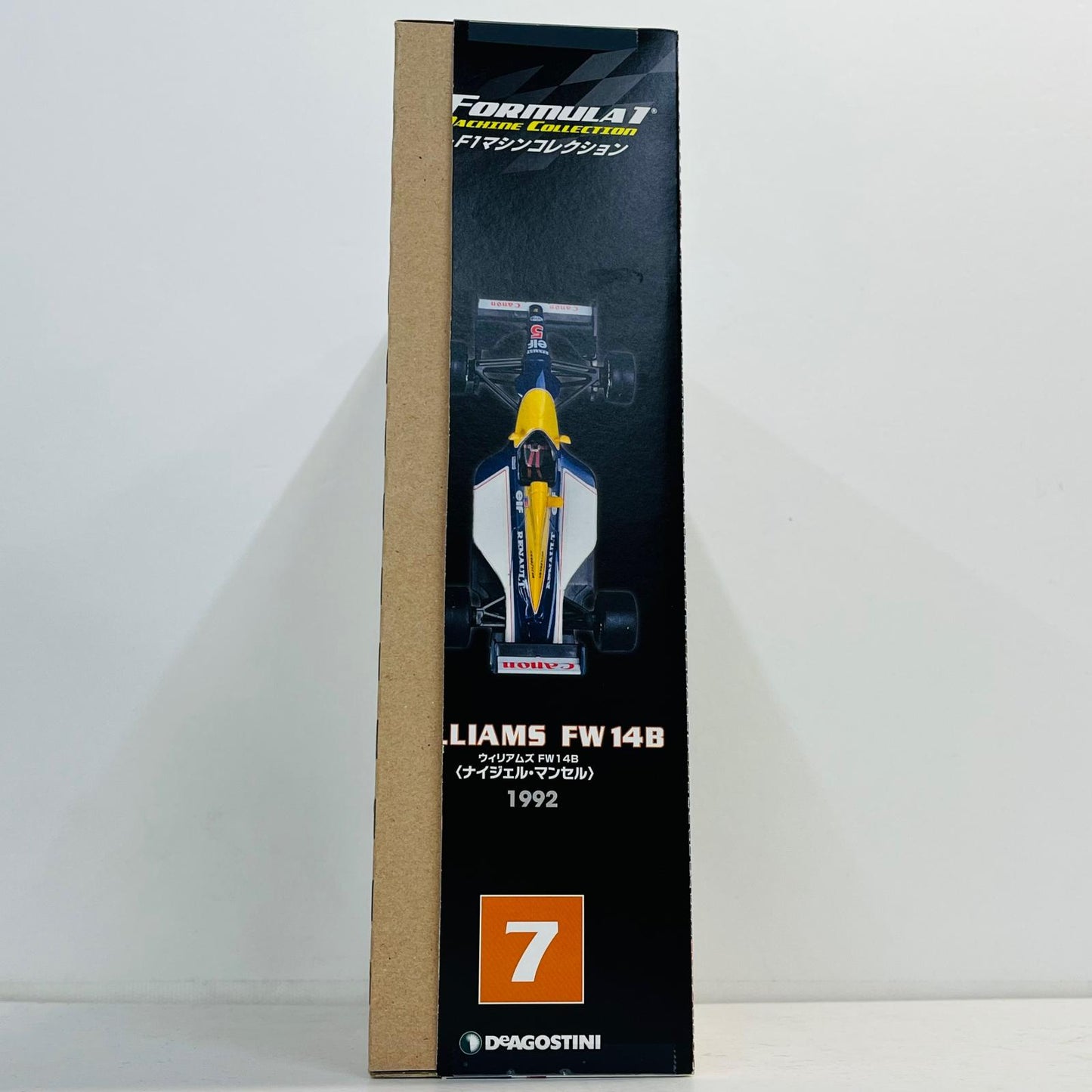 おもちゃ・玩具 [単品] 1/43 WILLIAMS FW14B 1992 Nigel Mansell Canon #5(ブルー×ホワイト×オレンジ) 「F1マシンコレクション全国版」 第7号同梱品 WILLIAMS FW14B 1992 Nigel Mansell Canon #5 1/43スケール 第7号同梱品【加古川物流】