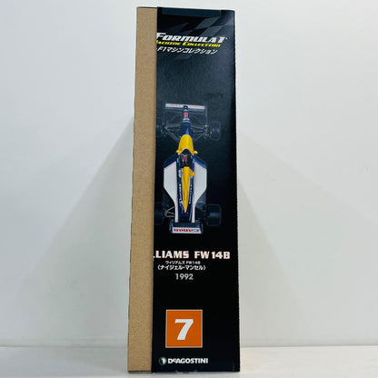 おもちゃ・玩具 [単品] 1/43 WILLIAMS FW14B 1992 Nigel Mansell Canon #5(ブルー×ホワイト×オレンジ) 「F1マシンコレクション全国版」 第7号同梱品 WILLIAMS FW14B 1992 Nigel Mansell Canon #5 1/43スケール 第7号同梱品【加古川物流】