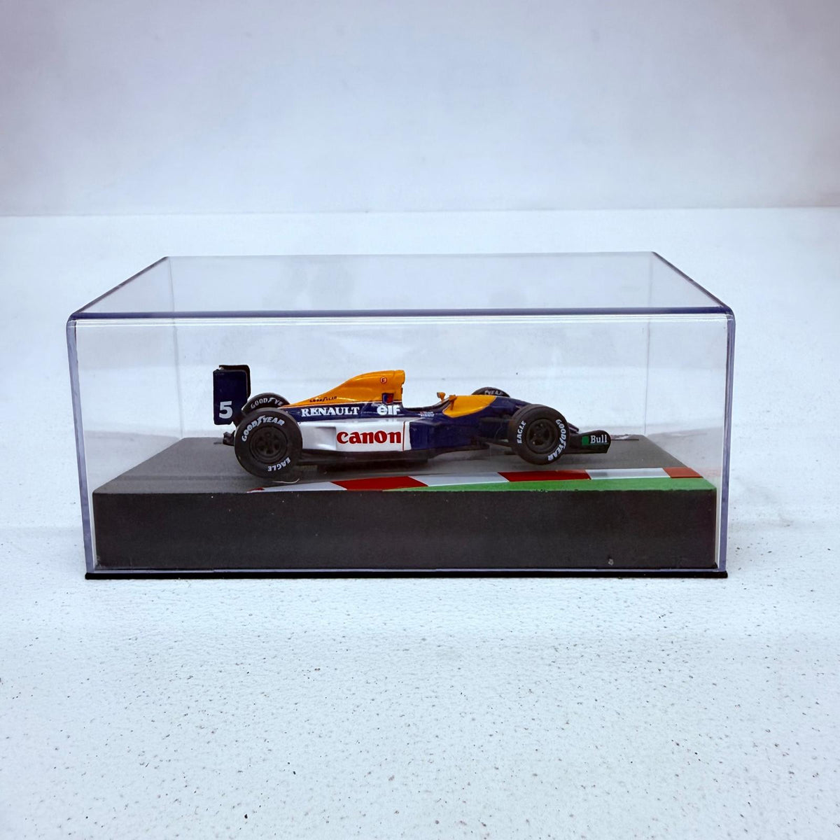 おもちゃ・玩具 [単品] 1/43 WILLIAMS FW14B 1992 Nigel Mansell Canon #5(ブルー×ホワイト×オレンジ) 「F1マシンコレクション全国版」 第7号同梱品 WILLIAMS FW14B 1992 Nigel Mansell Canon #5 1/43スケール 第7号同梱品【加古川物流】