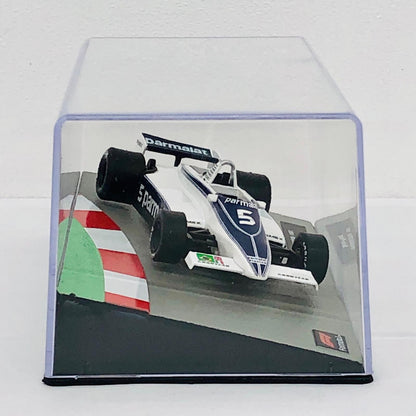 おもちゃ・玩具 [単品] 1/43 BRABHAM BT49 1981 parmalat #5(ホワイト×ネイビー) 「F1マシンコレクション全国版 第50号」 同梱品 BRABHAM BT49 1981 parmalat #5 1/43スケール 第50号同梱品【加古川物流】
