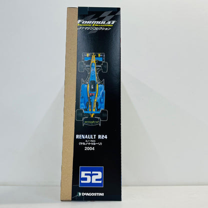 おもちゃ・玩具 [単品] 1/43 RENAULT R24 2004 elf #7(ライトブルー×イエロー×ブラック) 「F1マシンコレクション全国版」 第52号同梱品 RENAULT R24 2004 elf #7 1/43スケール 第52号同梱品【加古川物流】