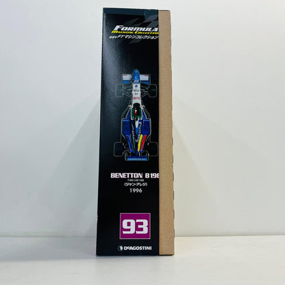 おもちゃ・玩具 [単品] 1/43 BENETTON B196 1996 elf #3(ホワイト×ブルー×グリーン) 「F1マシンコレクション全国版 第93号」 同梱品 BENETTON B196 1996 elf #3 1/43スケール 第93号同梱品【加古川物流】