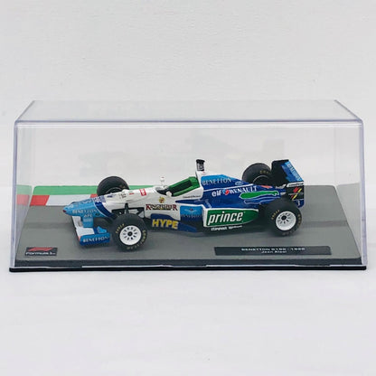 おもちゃ・玩具 [単品] 1/43 BENETTON B196 1996 elf #3(ホワイト×ブルー×グリーン) 「F1マシンコレクション全国版 第93号」 同梱品 BENETTON B196 1996 elf #3 1/43スケール 第93号同梱品【加古川物流】