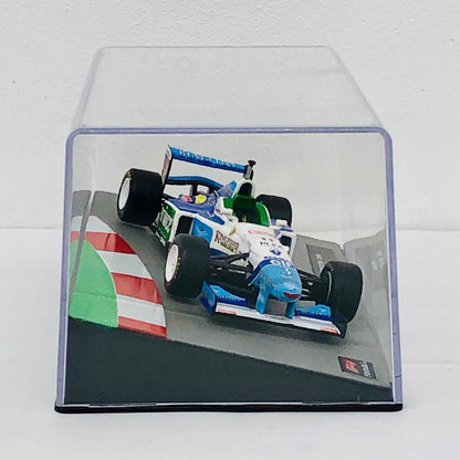 おもちゃ・玩具 [単品] 1/43 BENETTON B196 1996 elf #3(ホワイト×ブルー×グリーン) 「F1マシンコレクション全国版 第93号」 同梱品 BENETTON B196 1996 elf #3 1/43スケール 第93号同梱品【加古川物流】